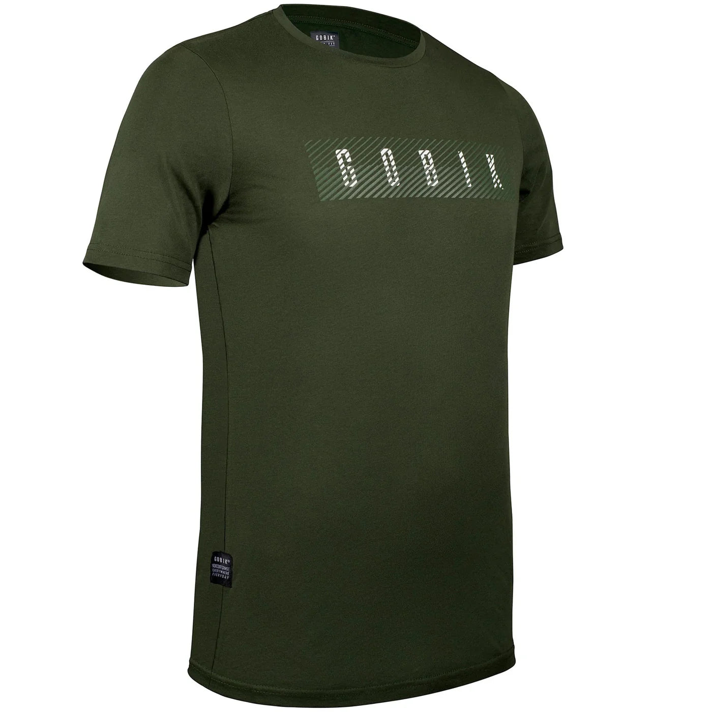 CAMISETA GOBIK ALGODON OVERLINES ARMY L